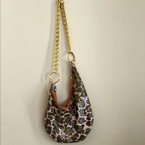 Stylish Aluminum Camouflage Sequin Shoulder Bag